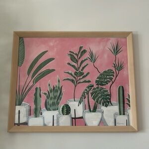 Framed Garden Goals Art Print 16”x20”